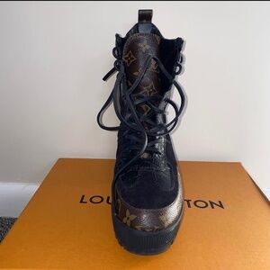 Louis Vuitton platform boots
